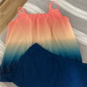 Ombre Swim Plus Size XXL Tankini Shorts